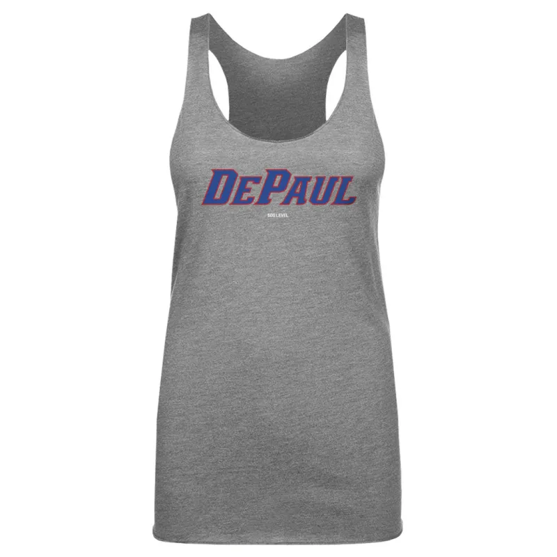 DePaul Blue Demons Wordmark WHT sold by 500 Level