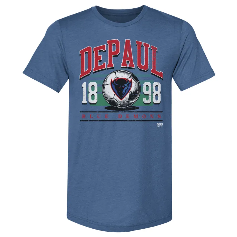 DePaul Blue Demons University Soccer WHT made by 500 Level