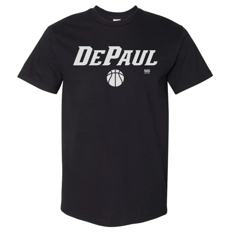 DePaul Blue Demons Basketball Minimalist WHT made by 500 Level