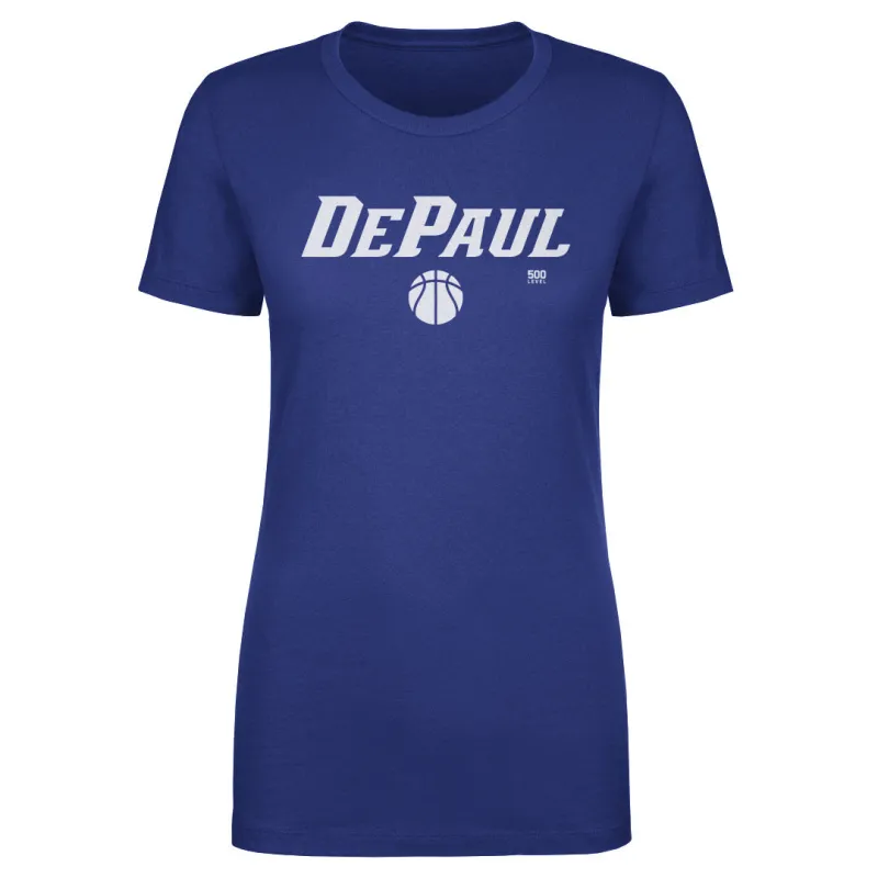DePaul Blue Demons Basketball Minimalist WHT sold by 500 Level