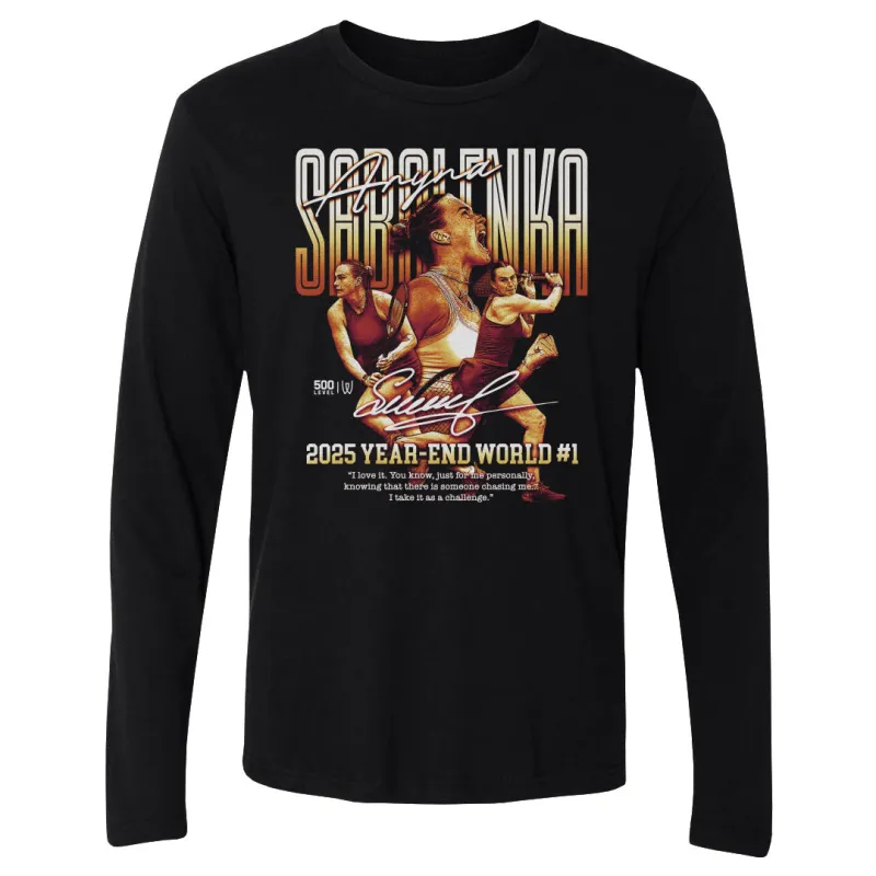 Aryna Sabalenka Vintage Bitmap WHT sold by 500 Level