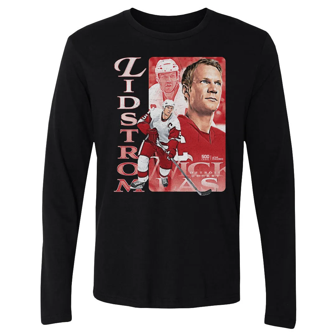 Nicklas Lidstrom Detroit Vintage WHT sold by 500 Level