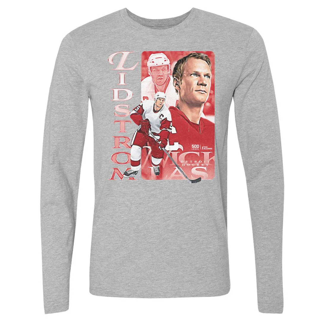 Nicklas Lidstrom Detroit Vintage WHT sold by 500 Level product image thumbnail 2