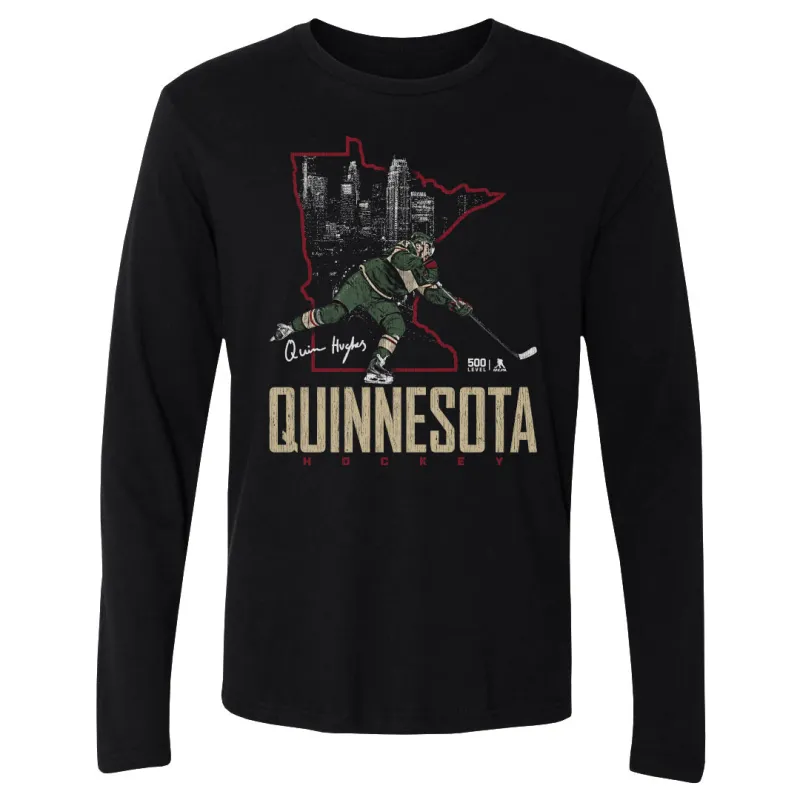 Quinn Hughes Minnesota Quinnesota State WHT sold by 500 Level