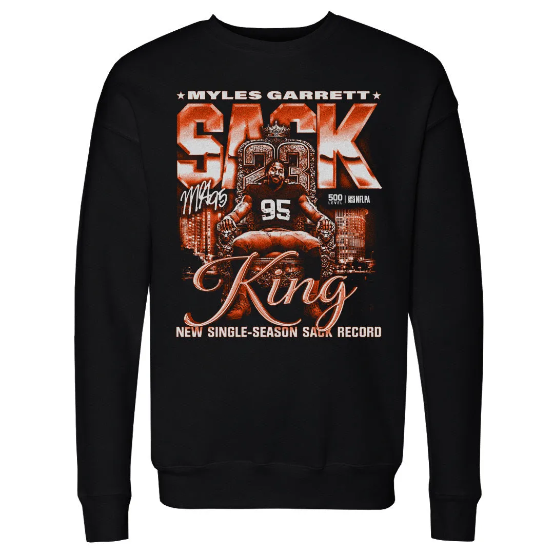 Myles Garrett Cleveland Sack King WHT sold by 500 Level