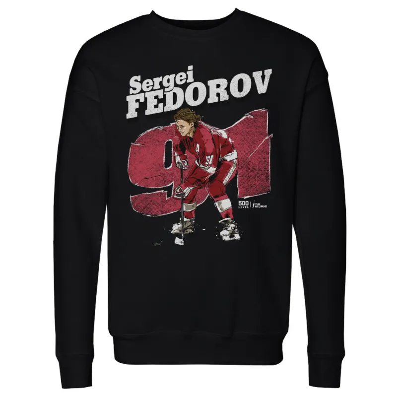 Sergei Fedorov Detroit Retro WHT sold by 500 Level