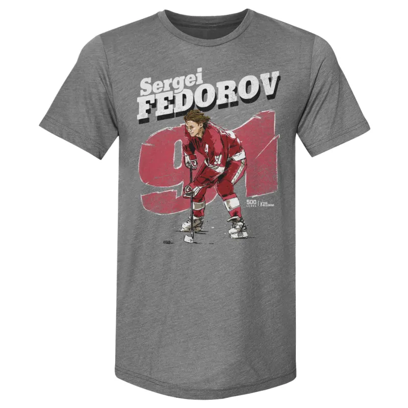 Sergei Fedorov Detroit Retro WHT sold by 500 Level