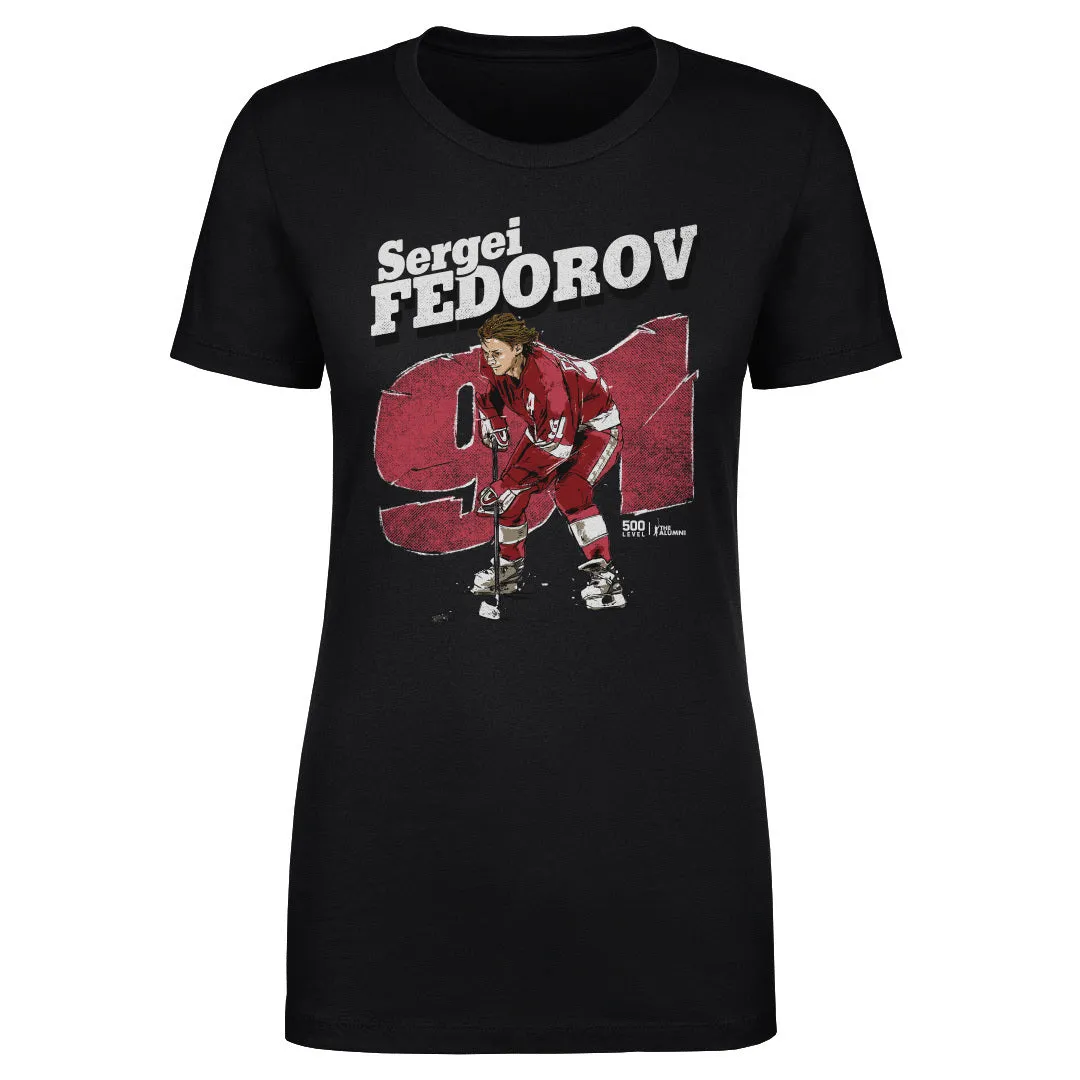 Sergei Fedorov Detroit Retro WHT sold by 500 Level product image thumbnail 3