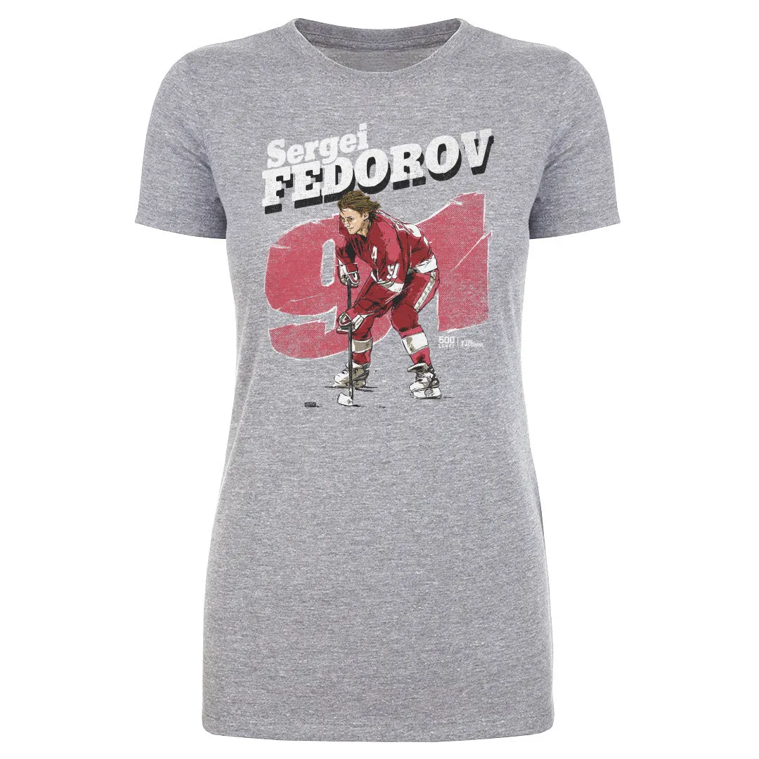 Sergei Fedorov Detroit Retro WHT sold by 500 Level product image thumbnail 2