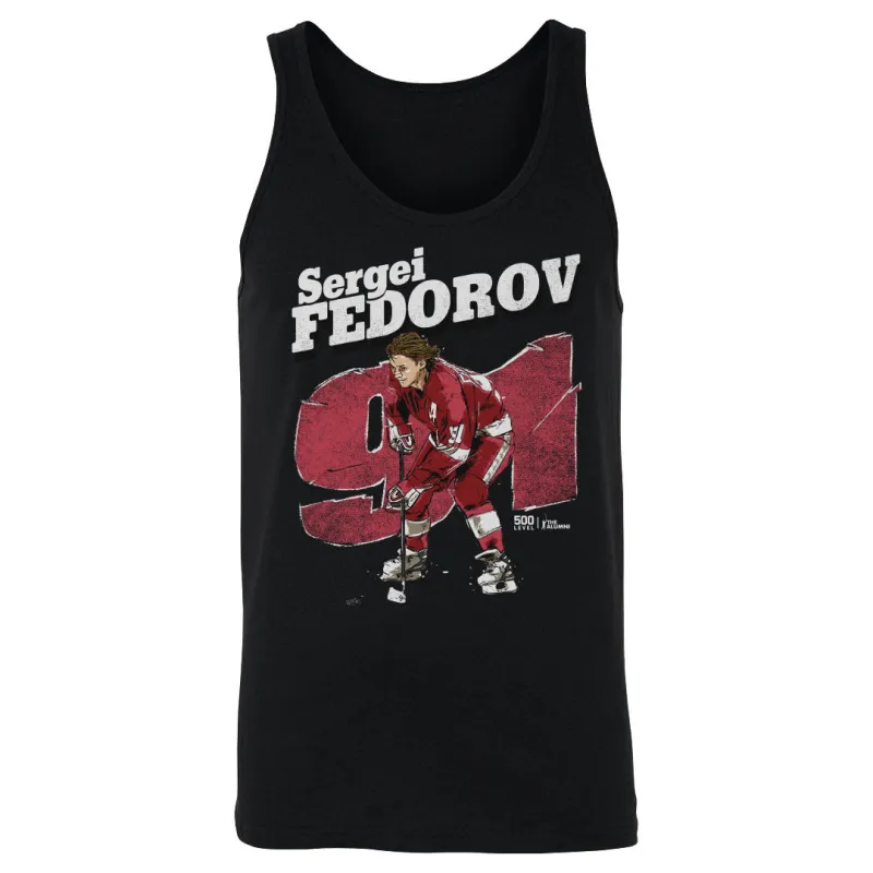 Sergei Fedorov Detroit Retro WHT sold by 500 Level