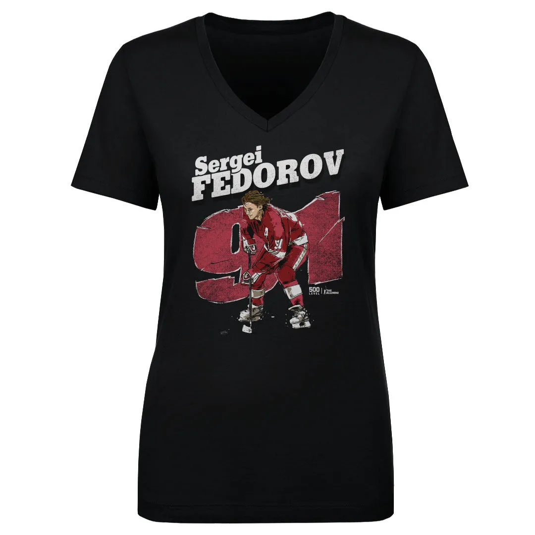 Sergei Fedorov Detroit Retro WHT sold by 500 Level product image thumbnail 2