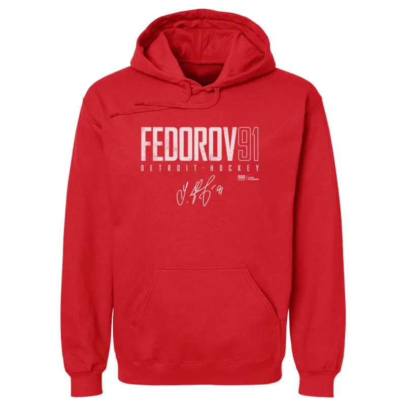 Sergei Fedorov Detroit Elite WHT sold by 500 Level