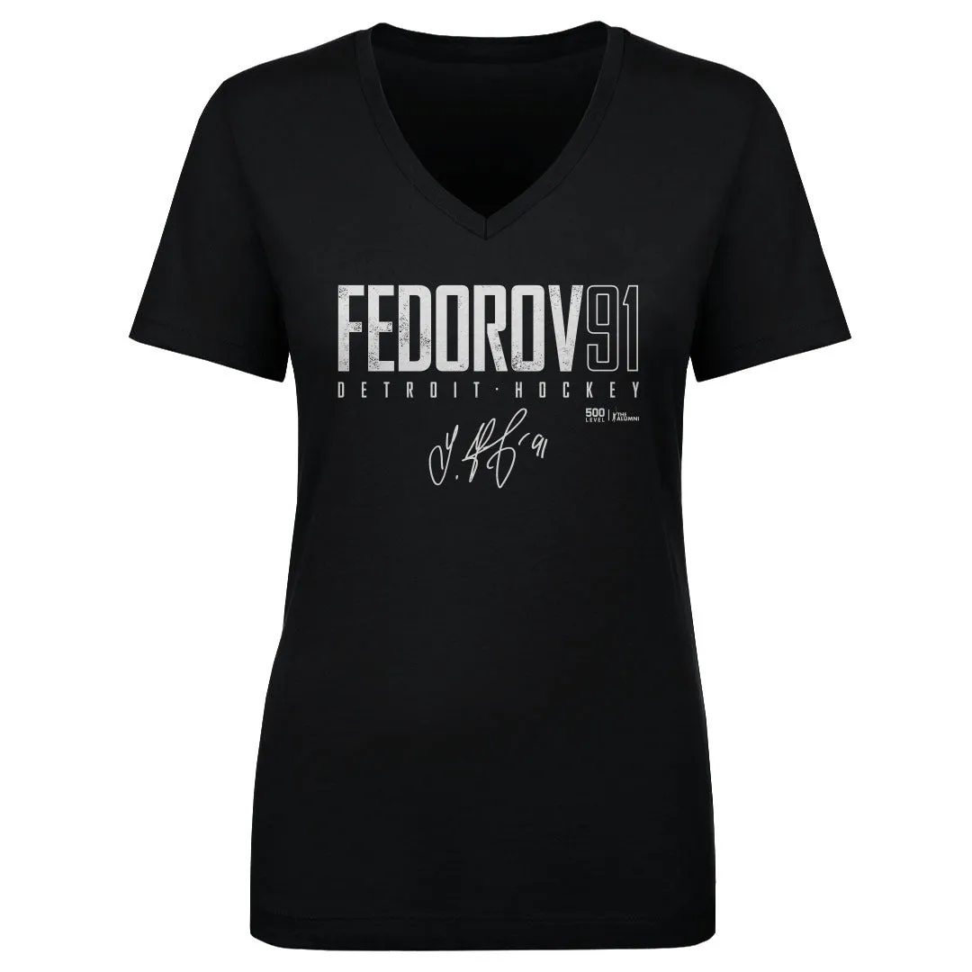 Sergei Fedorov Detroit Elite WHT sold by 500 Level