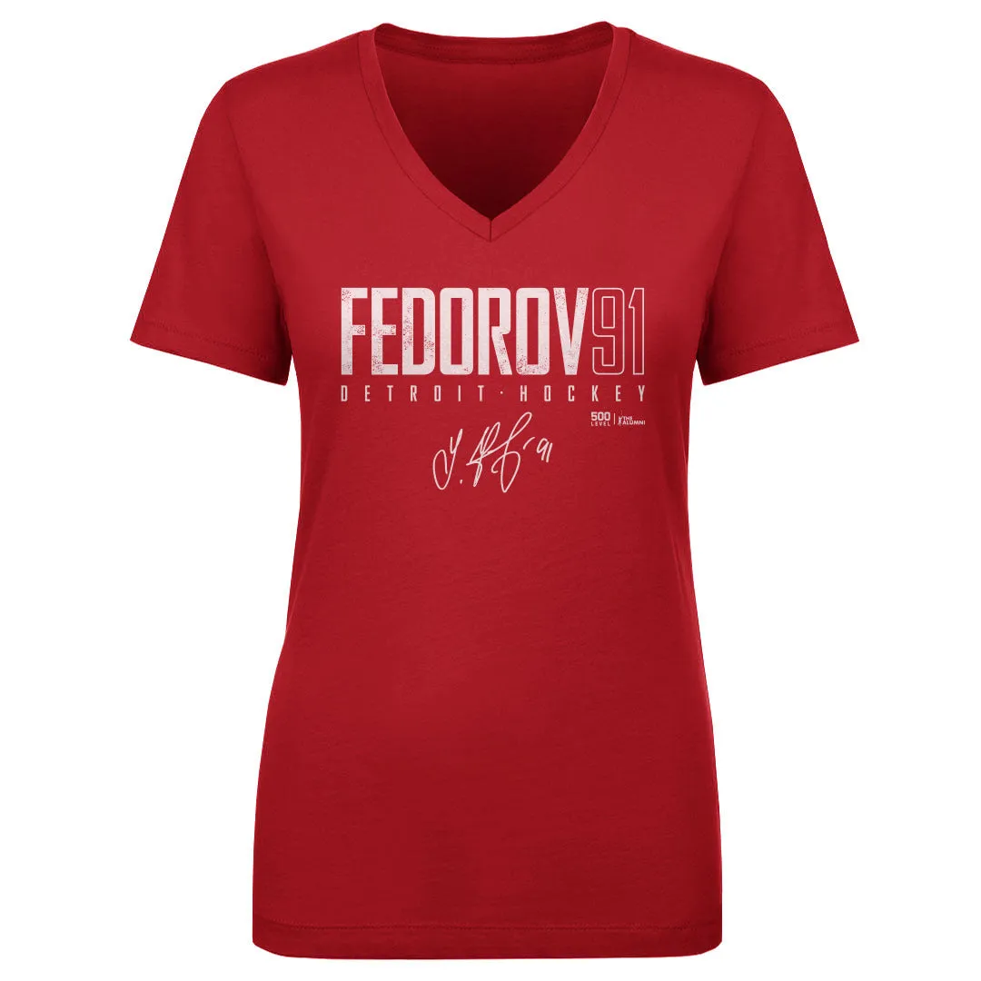 Sergei Fedorov Detroit Elite WHT sold by 500 Level product image thumbnail 2