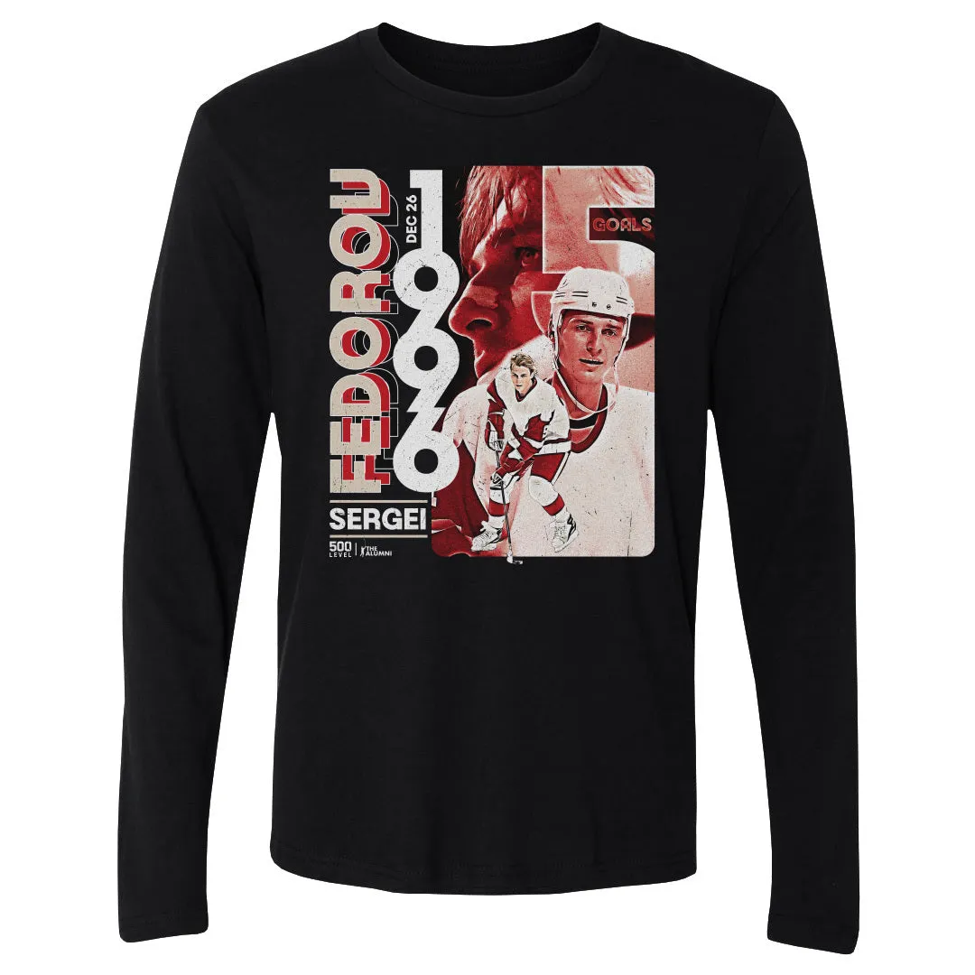 Sergei Fedorov Detroit 5 Goal Game 1996 WHT sold by 500 Level product image thumbnail 2