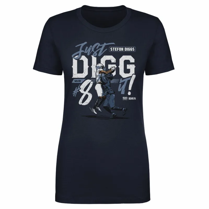 Stefon Diggs New England Just Digg It WHT sold by 500 Level