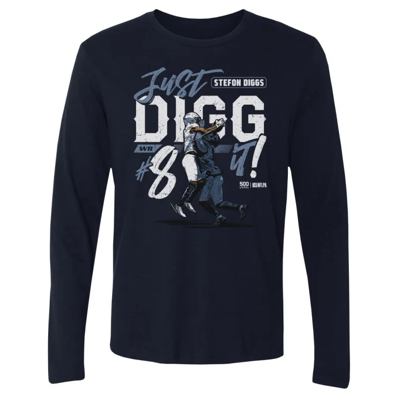Stefon Diggs New England Just Digg It WHT made by 500 Level