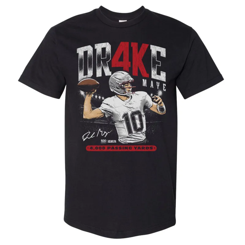 Drake Maye New England 4K WHT made by 500 Level
