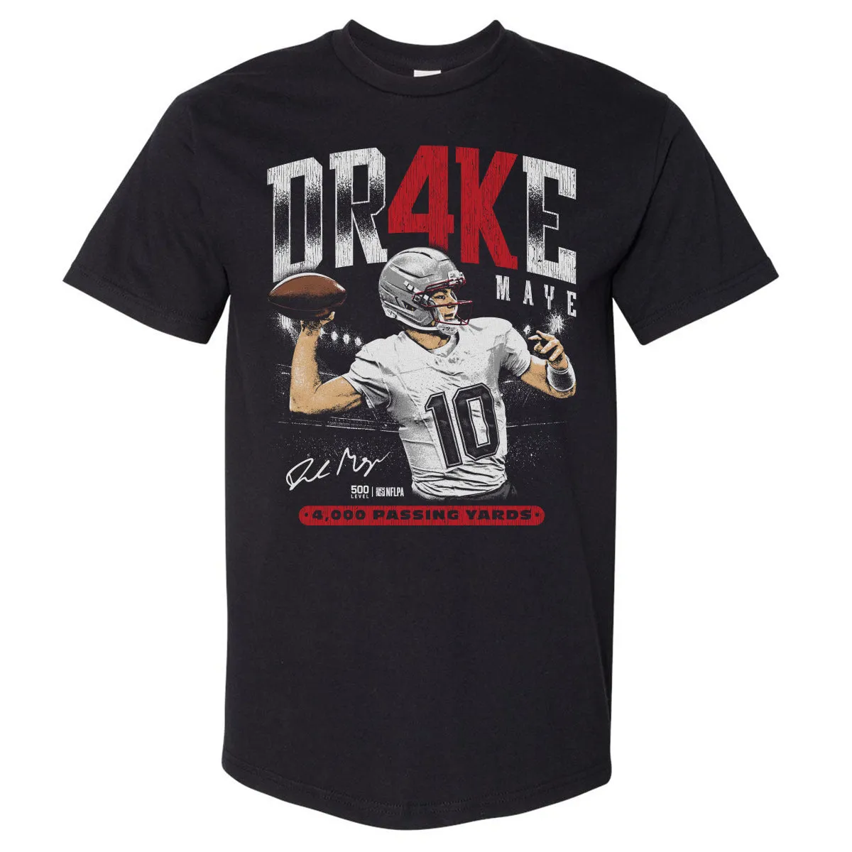Drake Maye New England 4K WHT sold by 500 Level