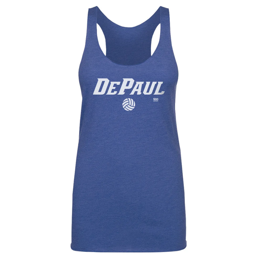 DePaul Blue Demons Volleyball Minimalist WHT sold by 500 Level
