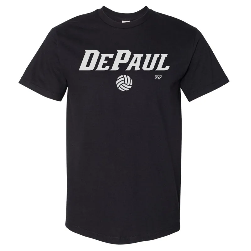 DePaul Blue Demons Volleyball Minimalist WHT sold by 500 Level