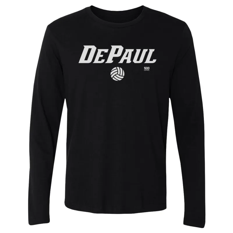 DePaul Blue Demons Volleyball Minimalist WHT made by 500 Level
