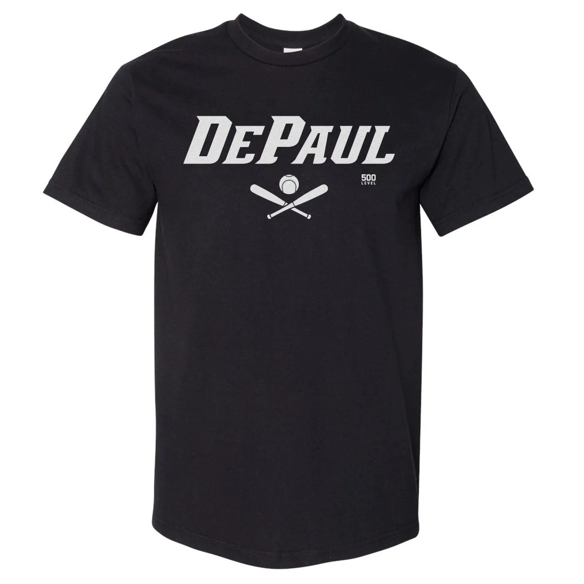 DePaul Blue Demons Softball Minimalist WHT sold by 500 Level