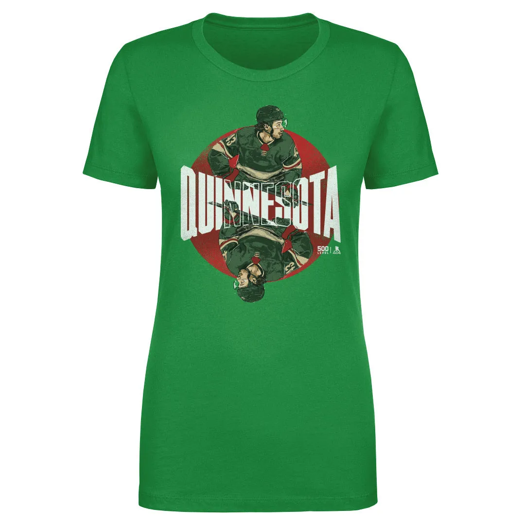 Quinn Hughes Minnesota Quinnesota Reflect WHT sold by 500 Level product image thumbnail 2