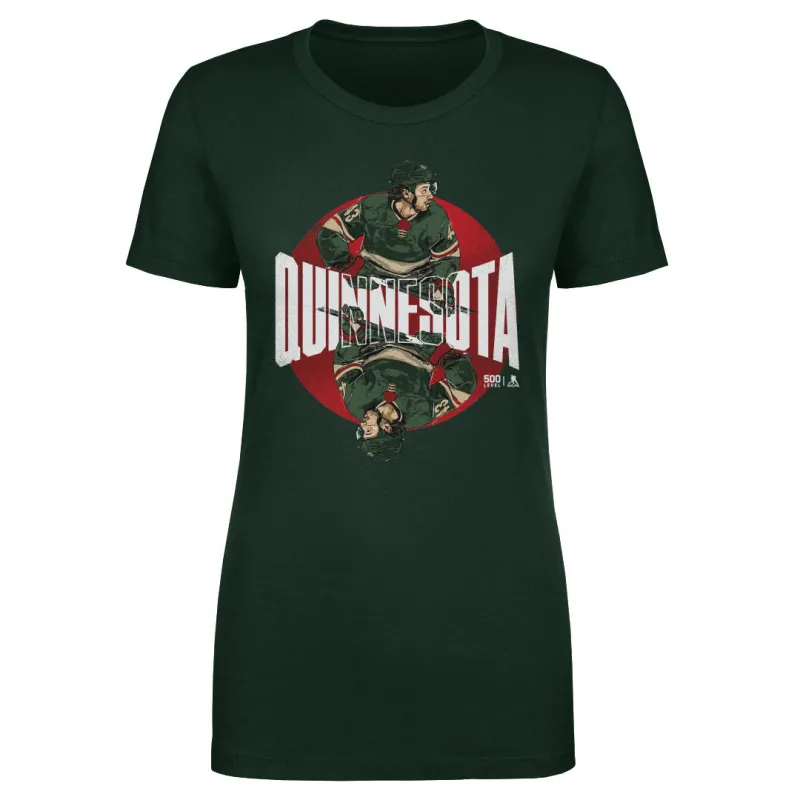 Quinn Hughes Minnesota Quinnesota Reflect WHT sold by 500 Level