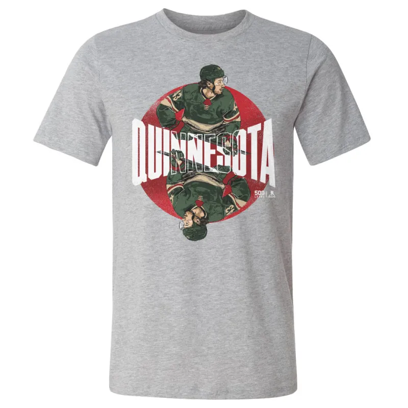 Quinn Hughes Minnesota Quinnesota Reflect WHT sold by 500 Level