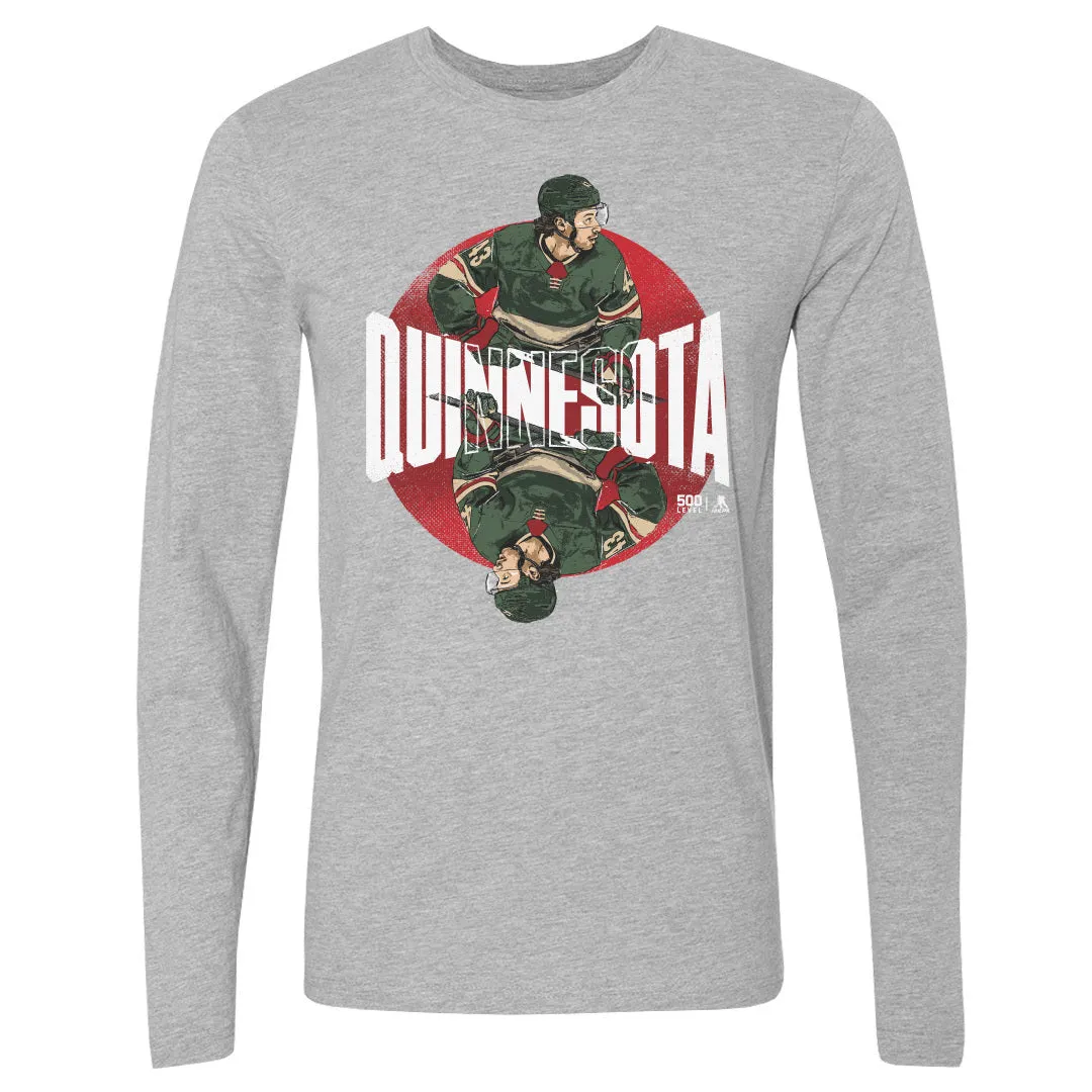 Quinn Hughes Minnesota Quinnesota Reflect WHT sold by 500 Level