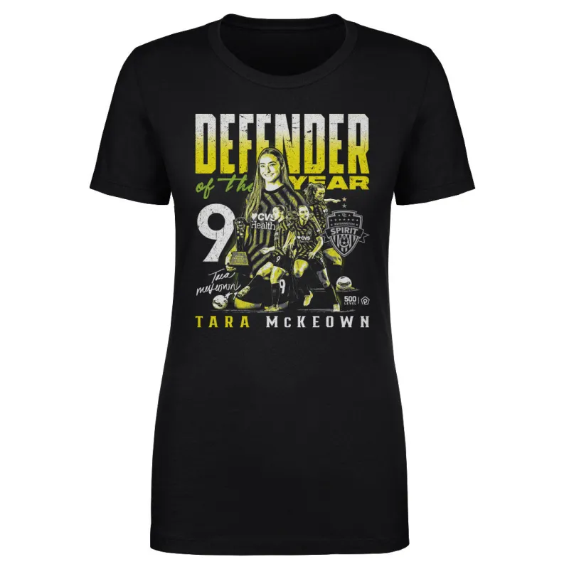 Tara McKeown Washington Spirit 2025 Defender Of The Year WHT sold by 500 Level