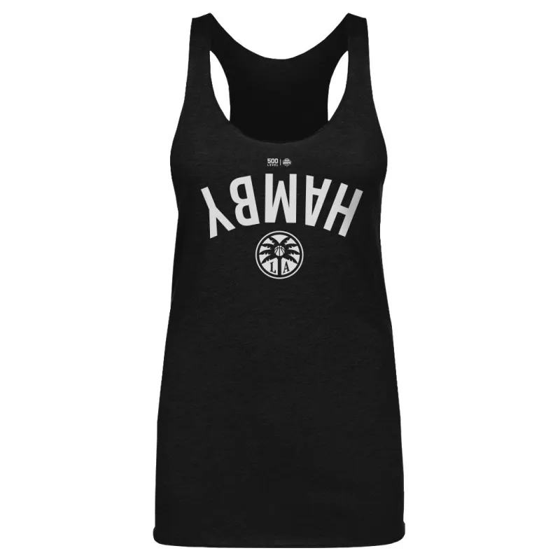 Dearica Hamby Los Angeles Sparks Invert WHT made by 500 Level