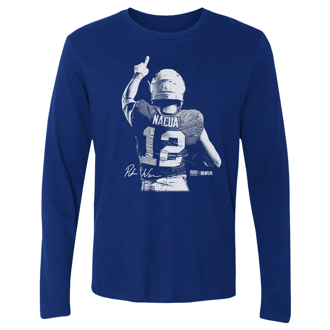 Puka Nacua Los Angeles R Bitmap Back WHT sold by 500 Level