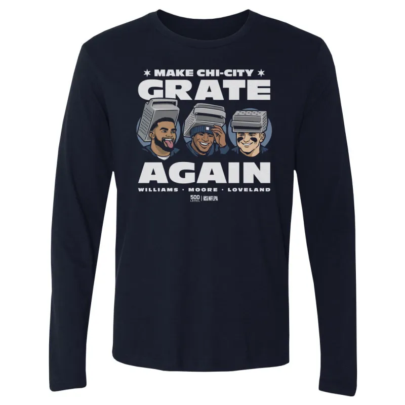 Caleb Williams Chicago Cheese Grater Heads WHT sold by 500 Level