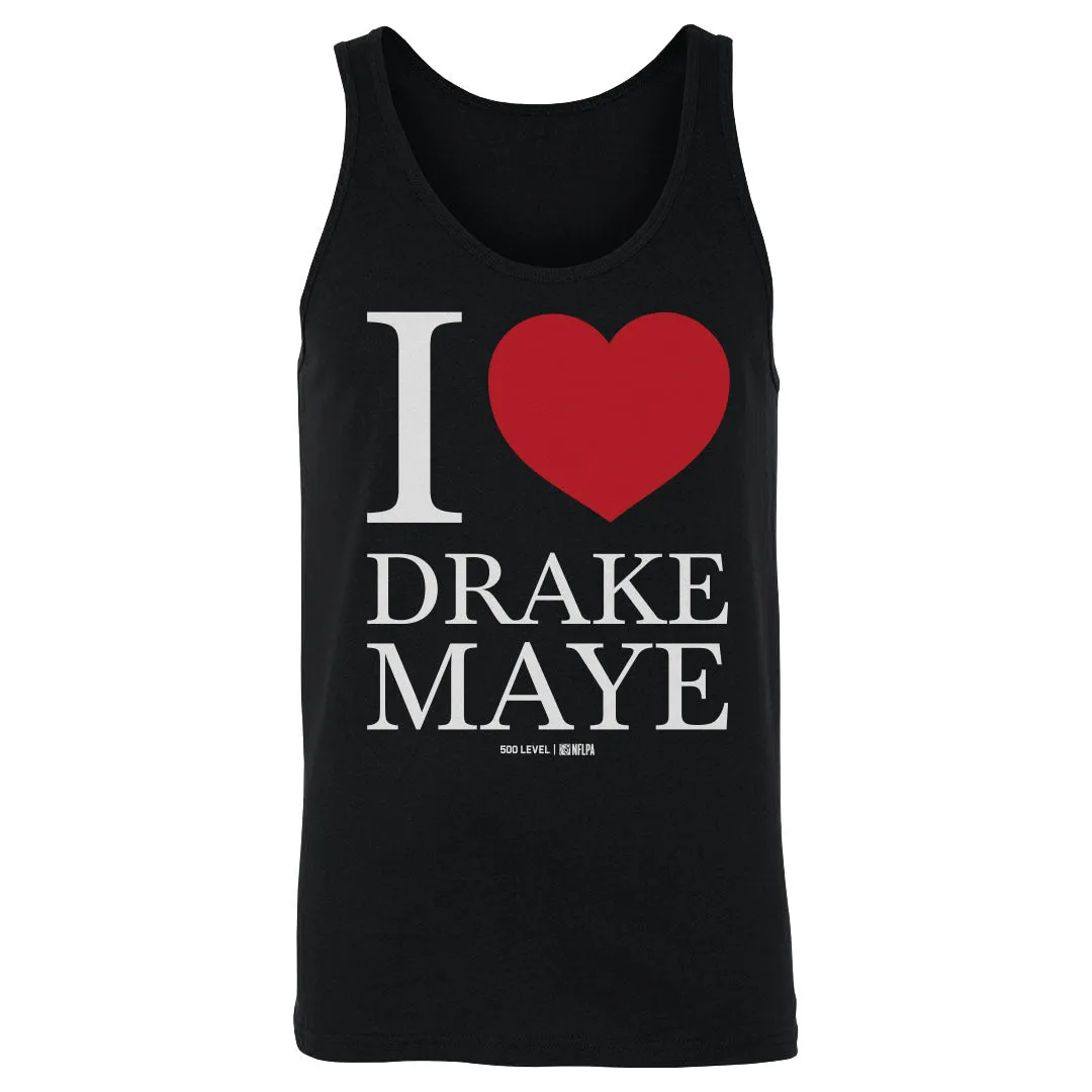 Drake Maye New England I Heart WHT sold by 500 Level