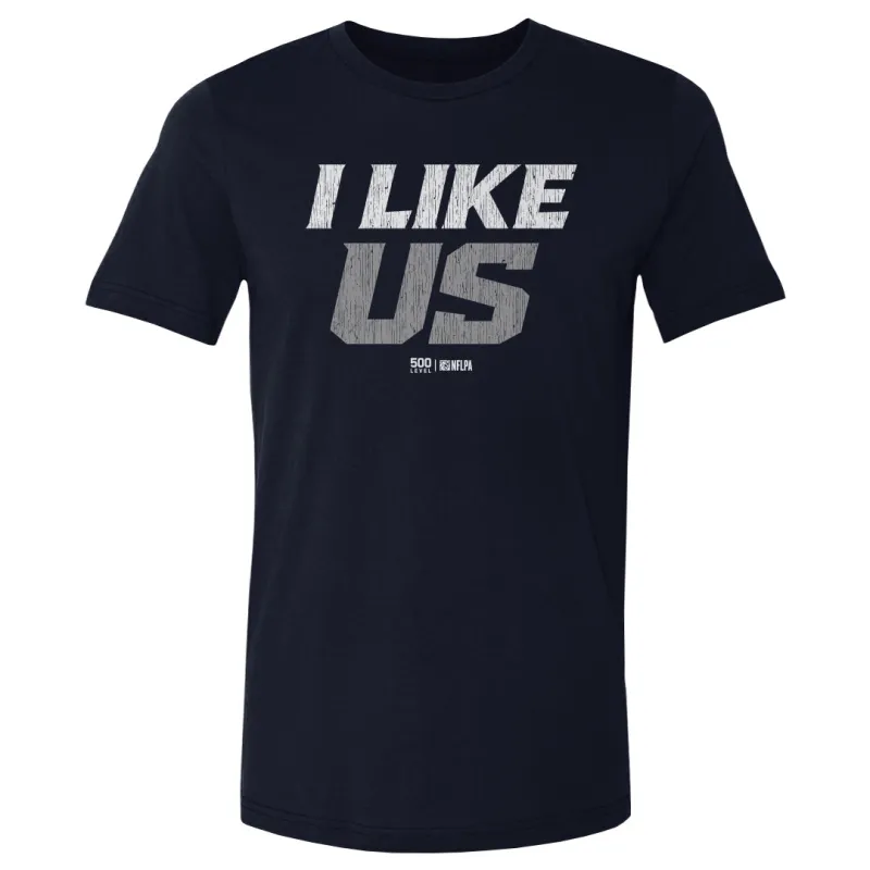 Stefon Diggs New England I Like Us Font WHT sold by 500 Level
