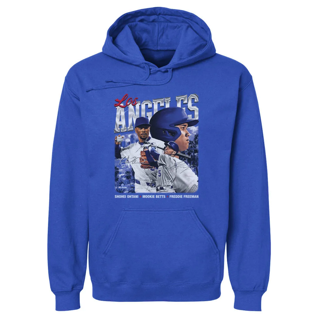 Shohei Ohtani Mookie Betts & Freddie Freeman Los Angeles D Trio WHT sold by 500 Level