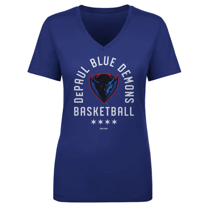 DePaul Blue Demons Basketball Arc WHT made by 500 Level