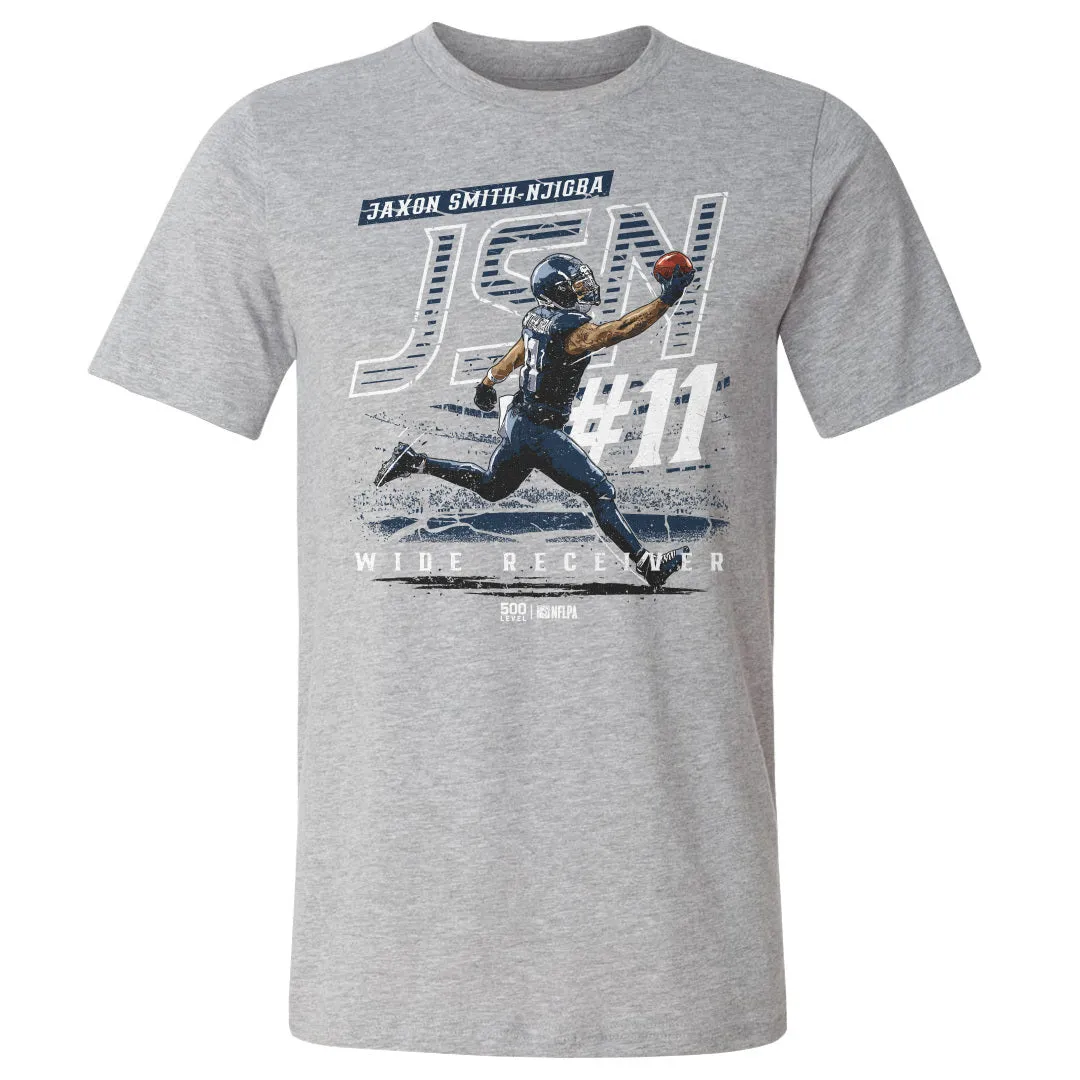 Jaxon Smith-Njigba Seattle JSN Initials WHT sold by 500 Level