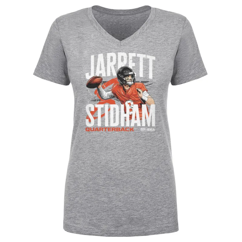 Jarrett Stidham Denver Player Name WHT sold by 500 Level