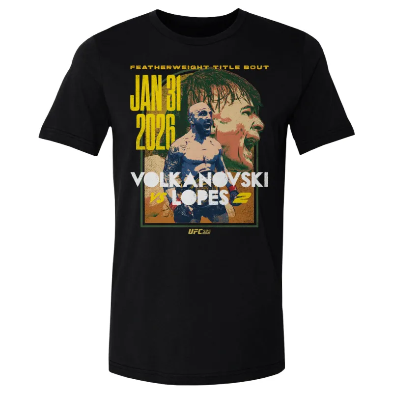 UFC 325 Volkanovski Vs. Lopes 2 Match Up WHT sold by 500 Level