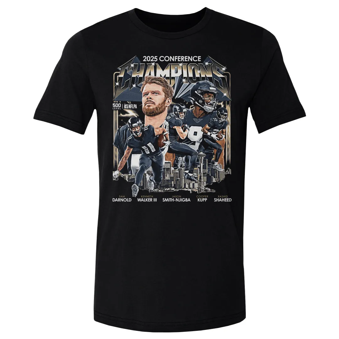 Seattle Football 2025 Conference Champions Vintage WHT sold by 500 Level