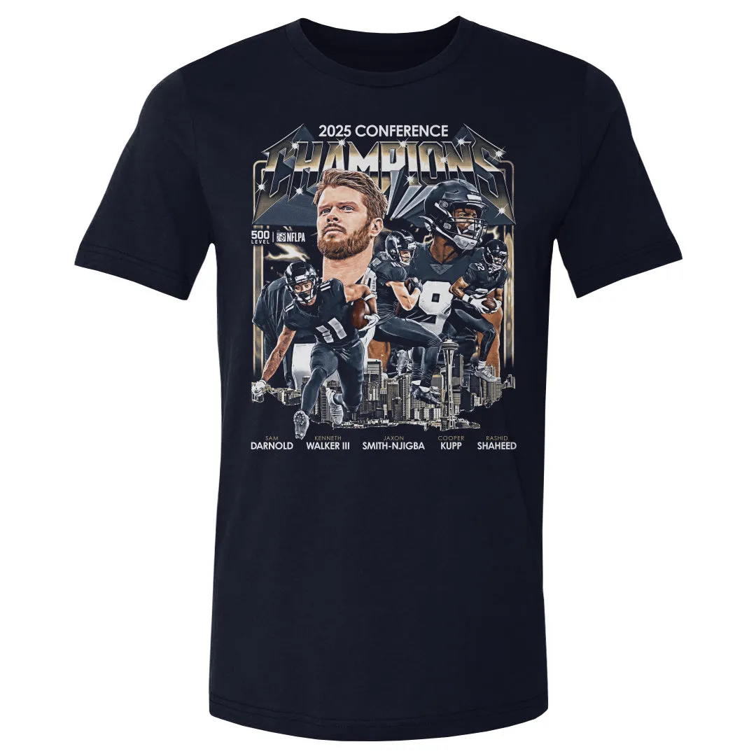 Seattle Football 2025 Conference Champions Vintage WHT sold by 500 Level product image thumbnail 2