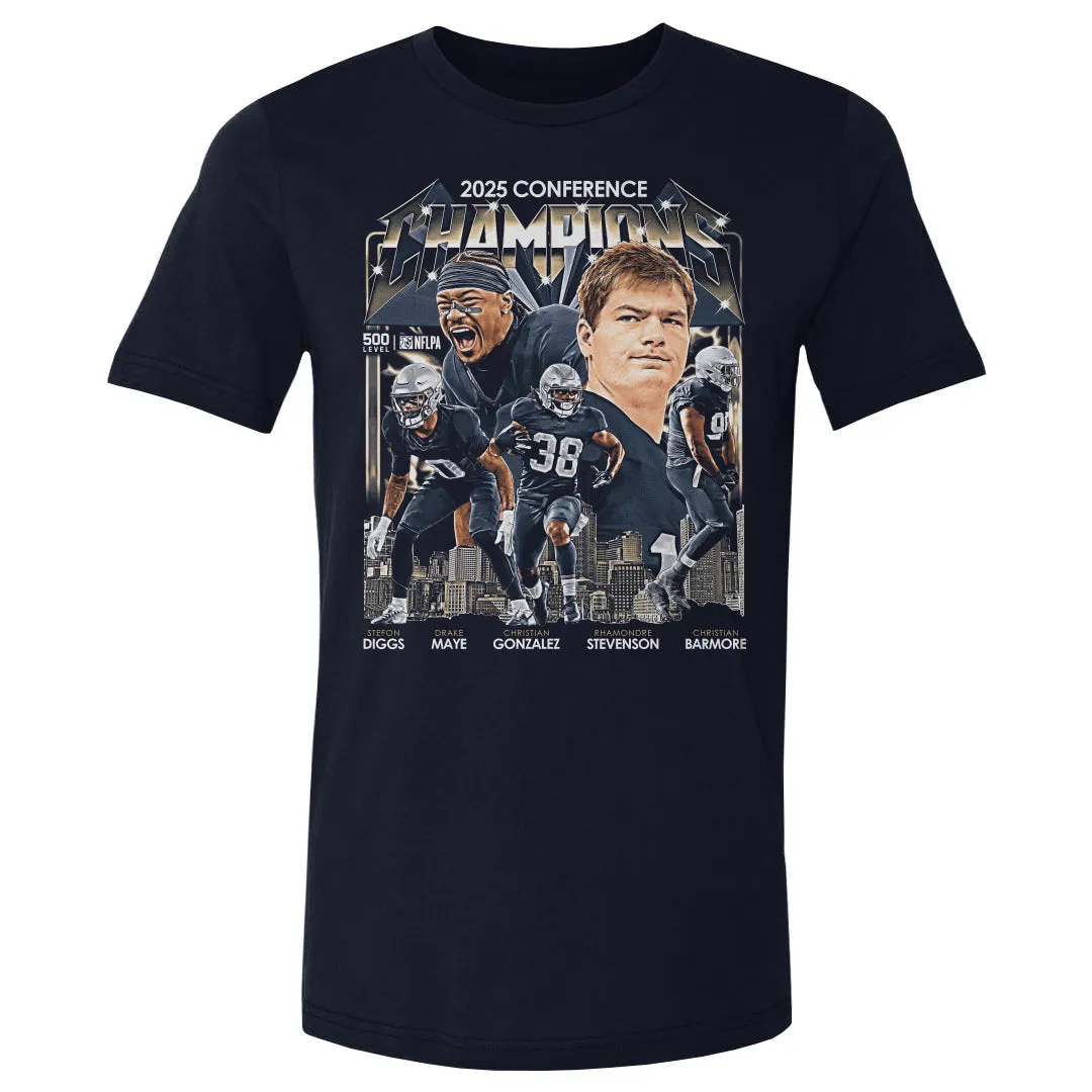 New England Football 2025 Conference Champions Vintage WHT sold by 500 Level