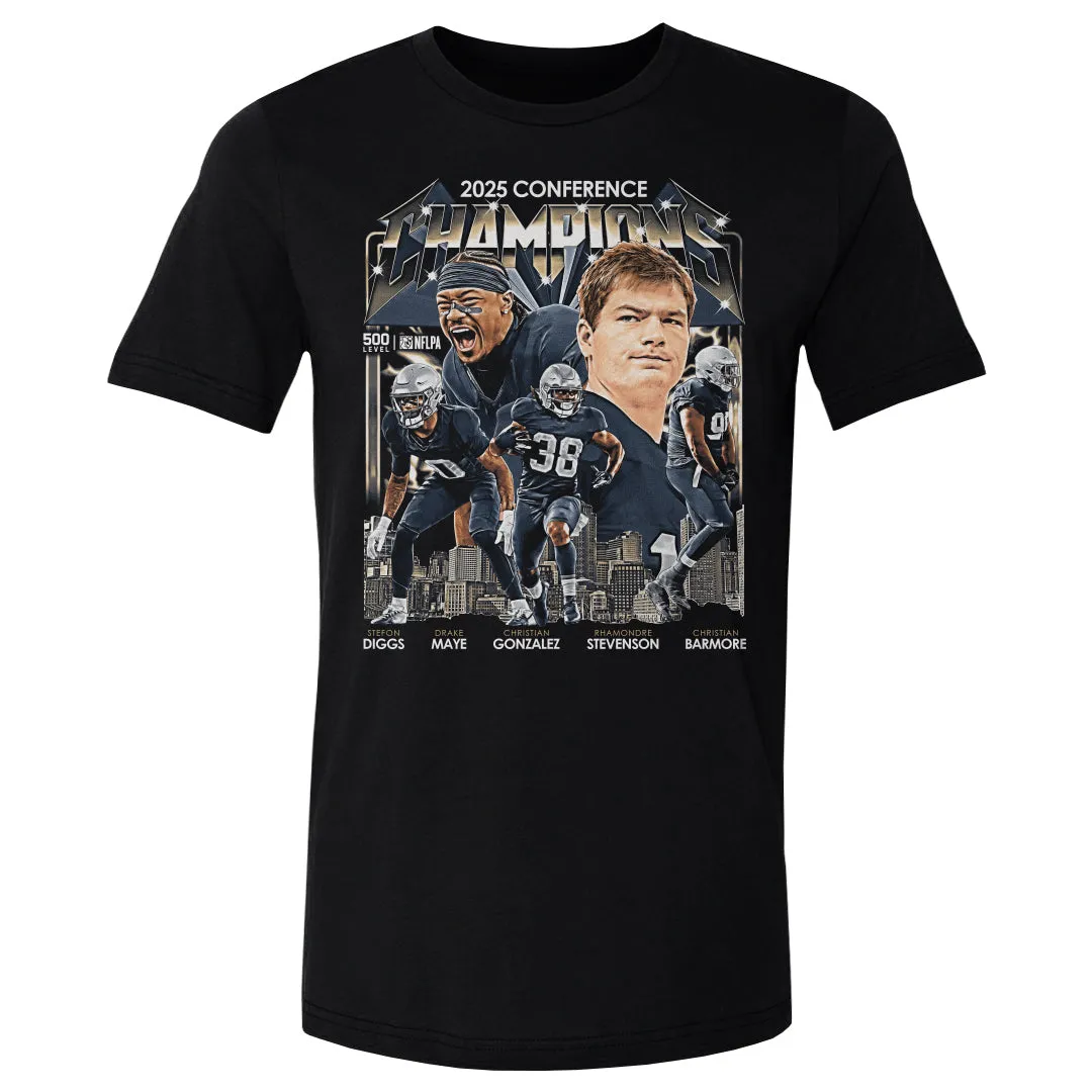 New England Football 2025 Conference Champions Vintage WHT sold by 500 Level product image thumbnail 2