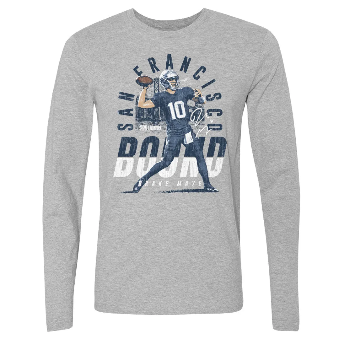 Drake Maye New England San Francisco Bound WHT sold by 500 Level