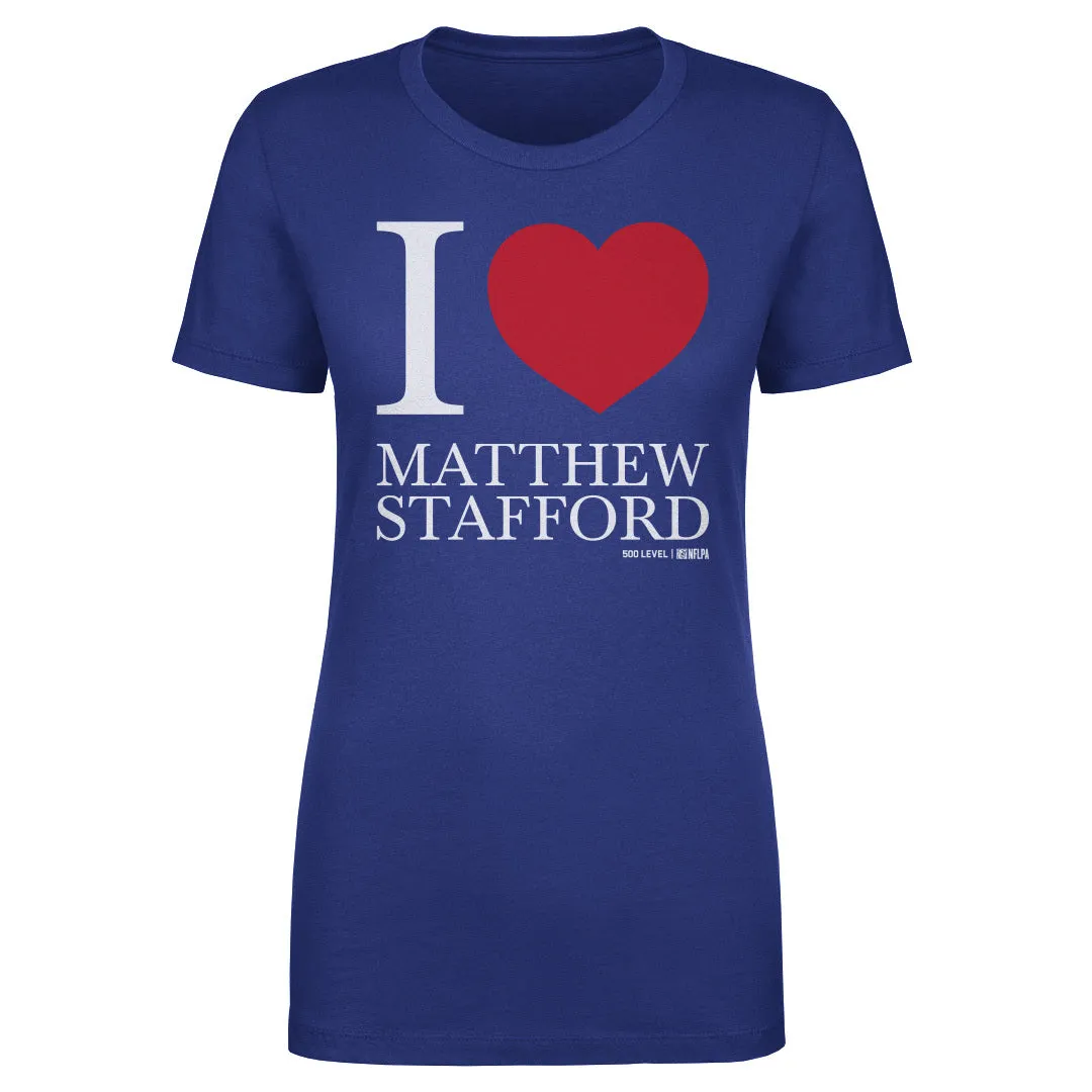 Matthew Stafford Los Angeles R I Love WHT sold by 500 Level product image thumbnail 2