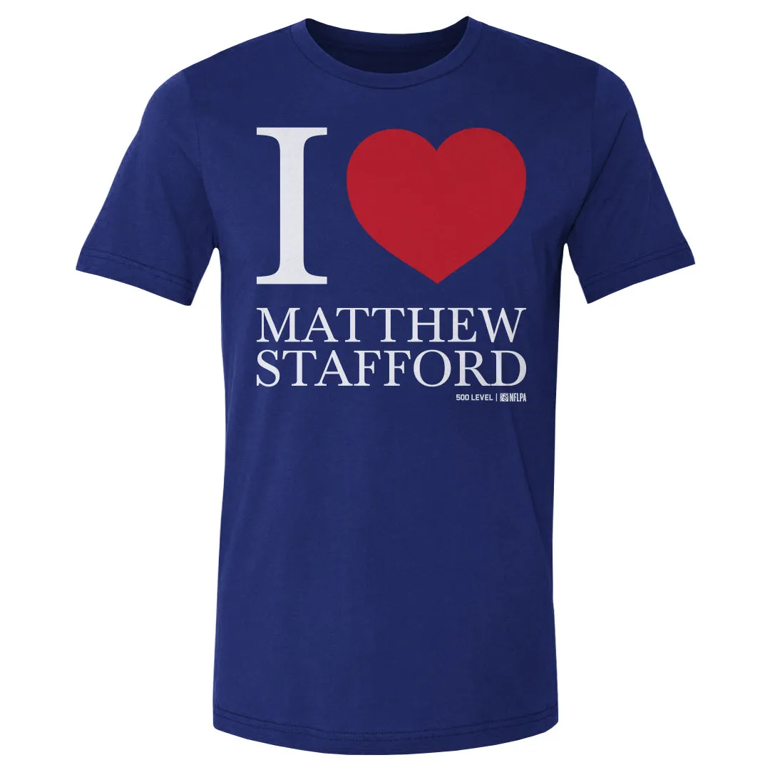 Matthew Stafford Los Angeles R I Love WHT sold by 500 Level product image thumbnail 2