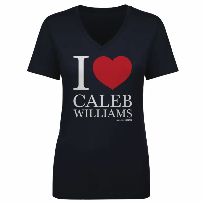 Caleb Williams Chicago I Love WHT made by 500 Level